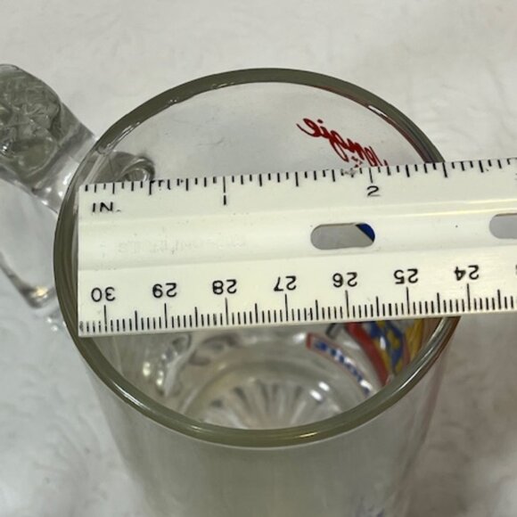 VTG 1987 Spuds Mackenzie The Original Party Animal 5.8" Glass Beer Mug 12 oz - Picture 8 of 9